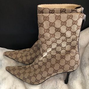 Gucci booties- women’s leather size 8.5